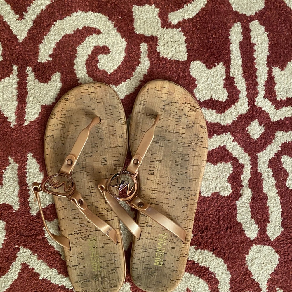 Rose Gold Michal Kors sandals